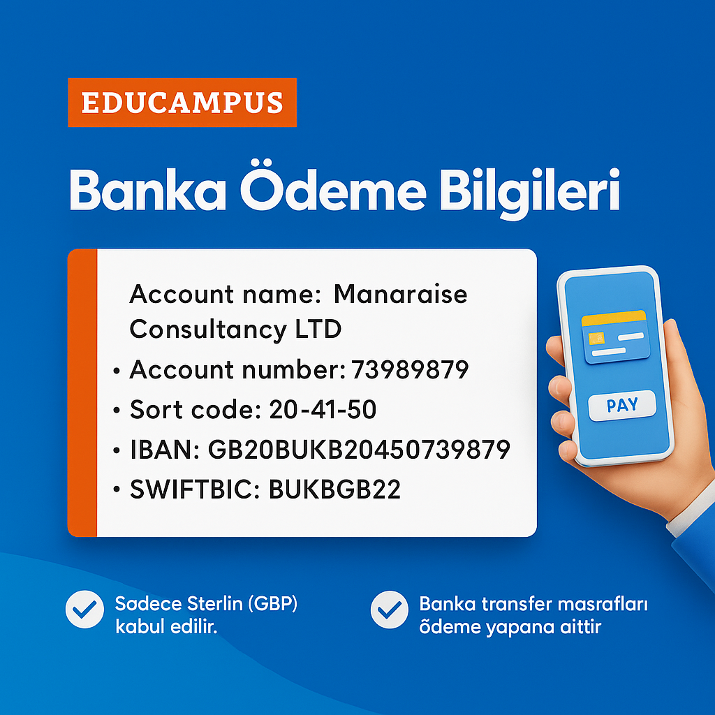 Banka Ödeme Bilgileri